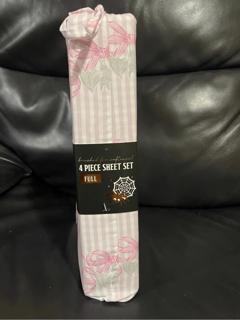 Halloween ENVOGUE Coquette Bows and Bats Full Sheet Set